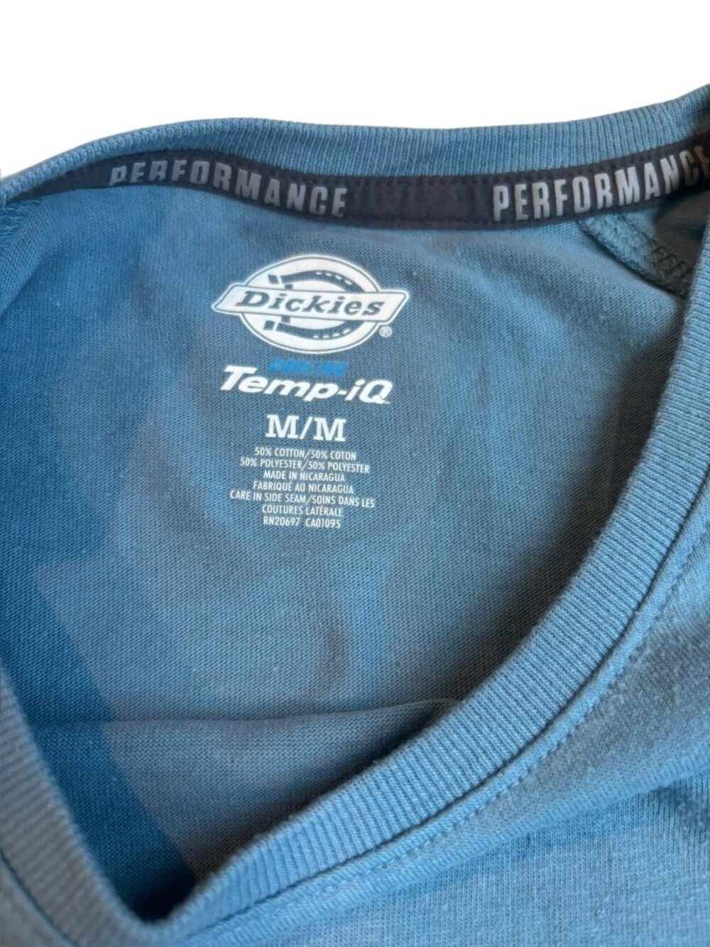 Dickies Temp-iQ Men's Blue Shirt - Picture 4 of 5